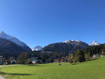 groene piste richting Mautner alm huis